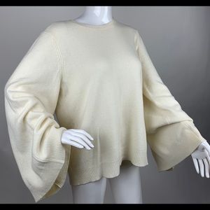 Ralph Lauren-(Large) Cashmere creme sweater